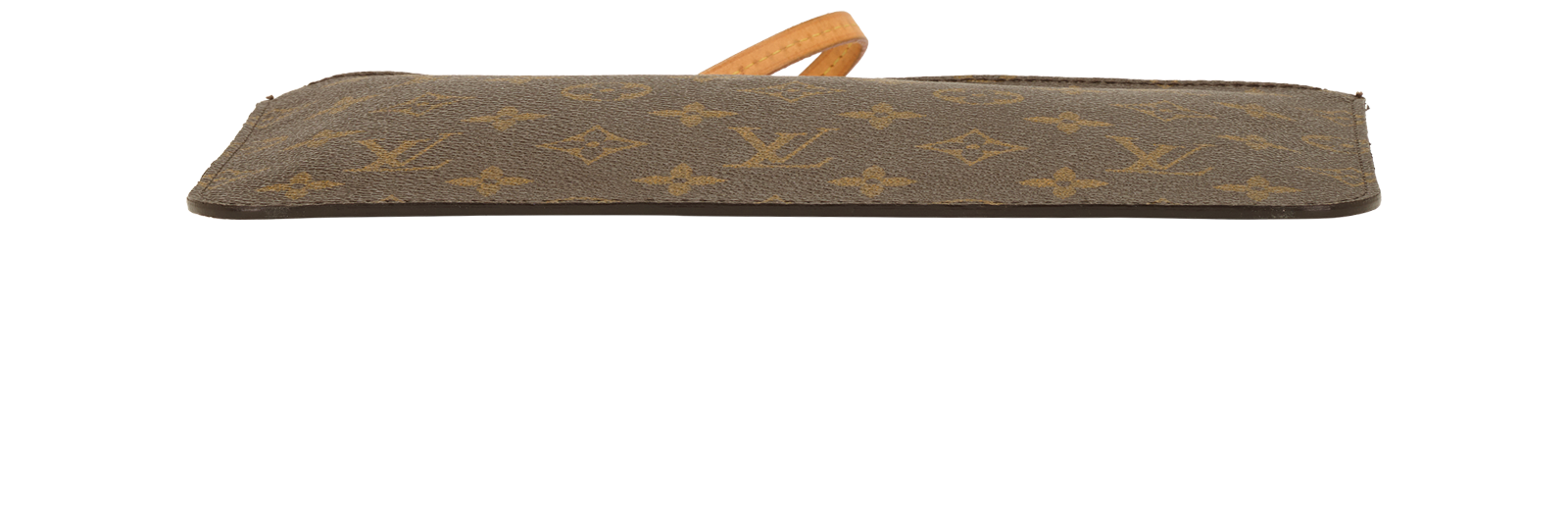 Neverfull Pouch, &pound;350, Handbags, Beige/Brown, Canvas, Top view